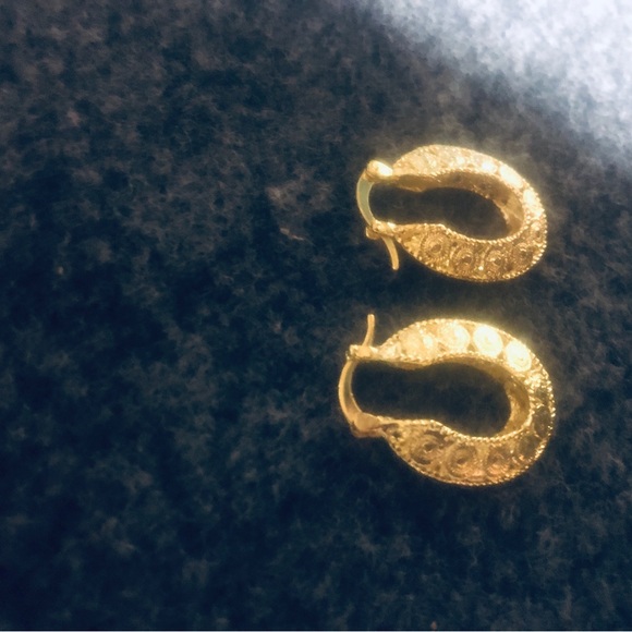 8K gold earrings - Picture 4 of 6